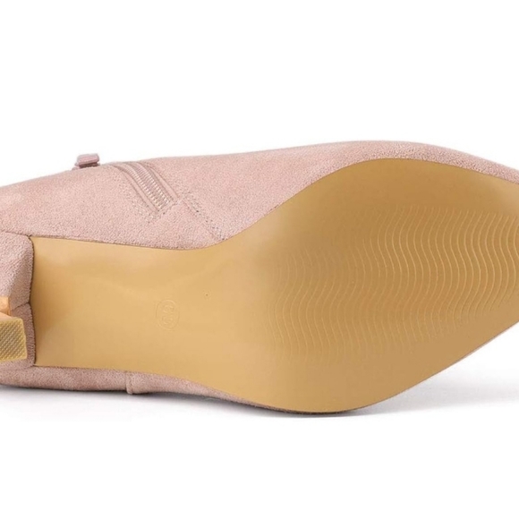 NEW Faux suede Ankle boots 7.5 - Picture 6 of 7